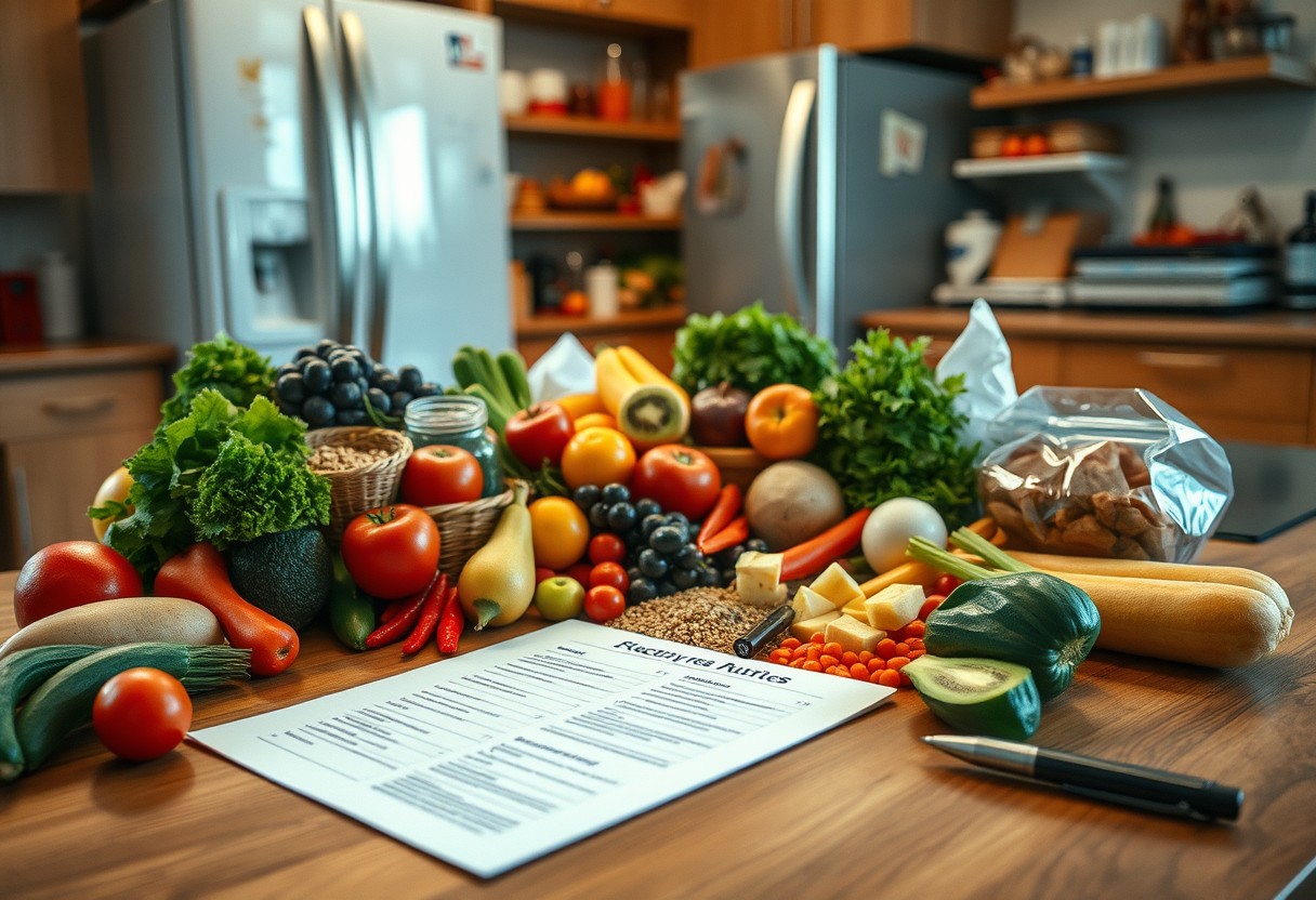 a table full of fruits and vegetables